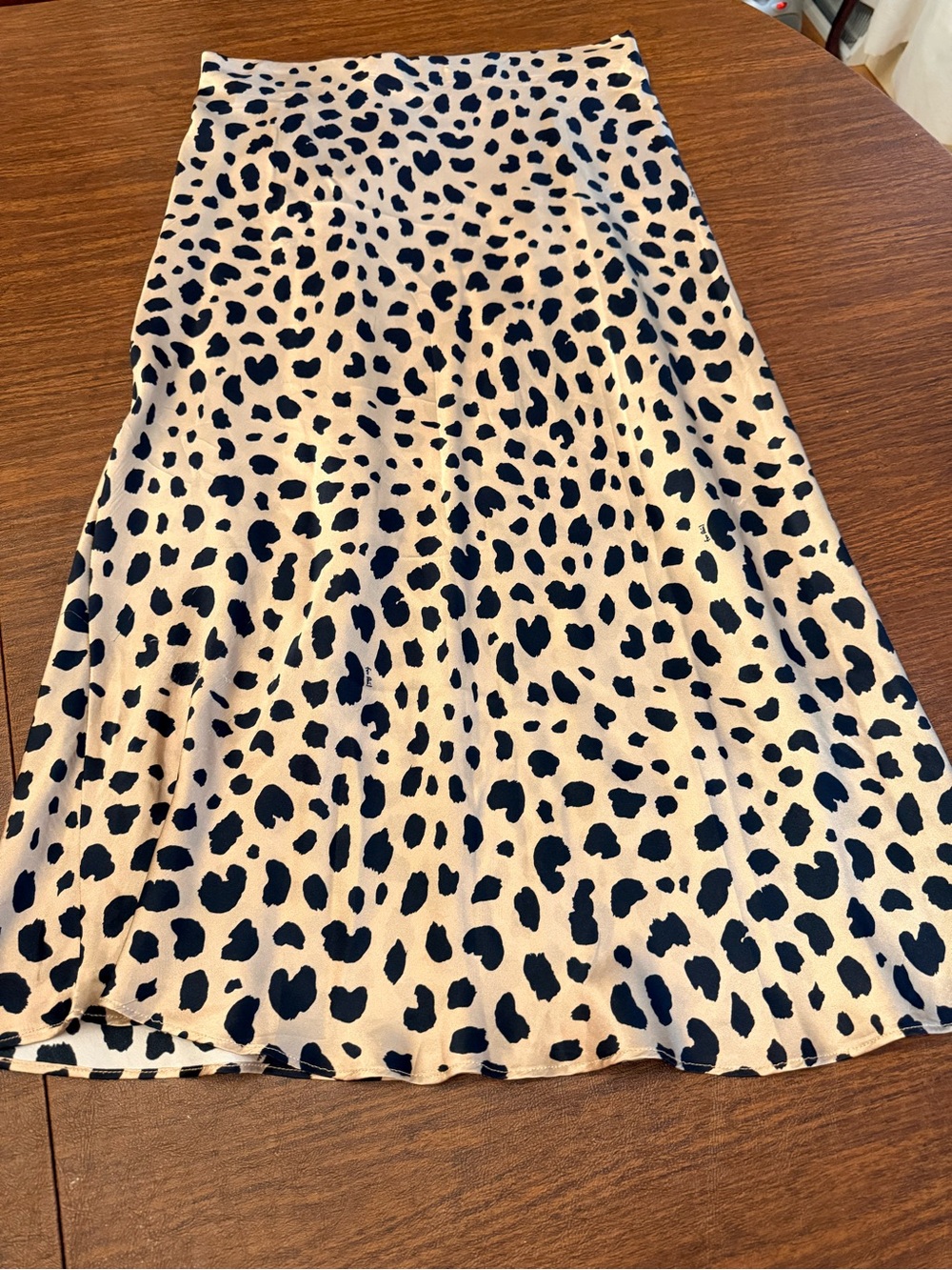 Realisation Par leopard silk midi skirt, size large- great condition!
